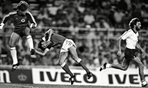 Harold Schumacher 1982 World Cup moment